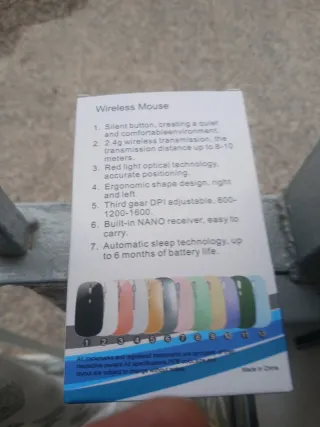 Ratón Inalámbrico Blanco