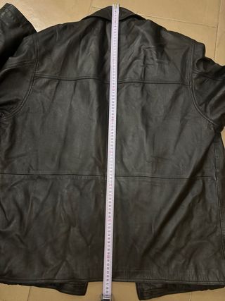 Chaqueta de Piel Negra Talla XXL