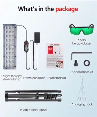 Sistema de Luz Terapêutica LED Vermelho