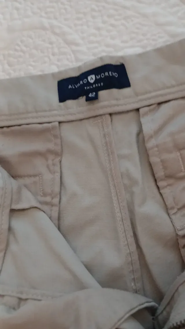 Pantalón Álvaro Moreno Beige Talla 42