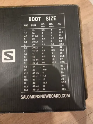 Botas de Snowboard Launch Burdeos Marca salomon