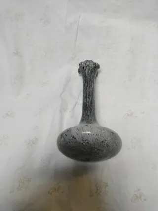 Vaso Murano grigio cresta di gallo