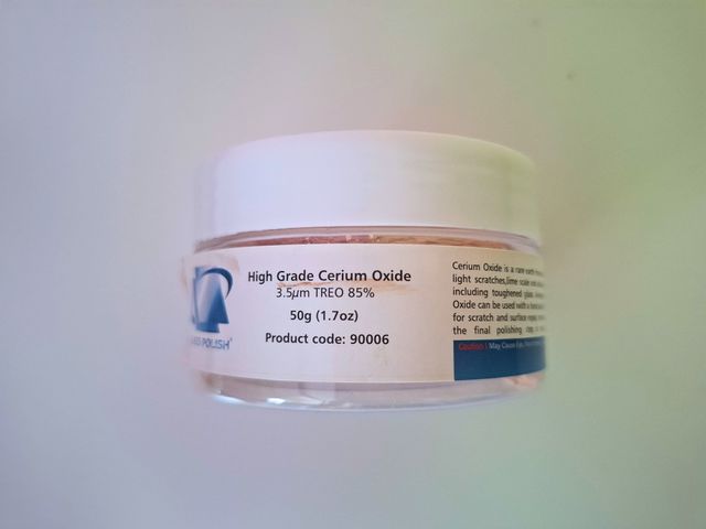Óxido de Cerio 50g Grado 3.5µm