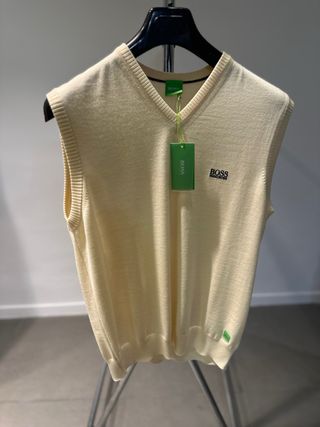 Chaleco Hugo Boss Amarillo Talla S
