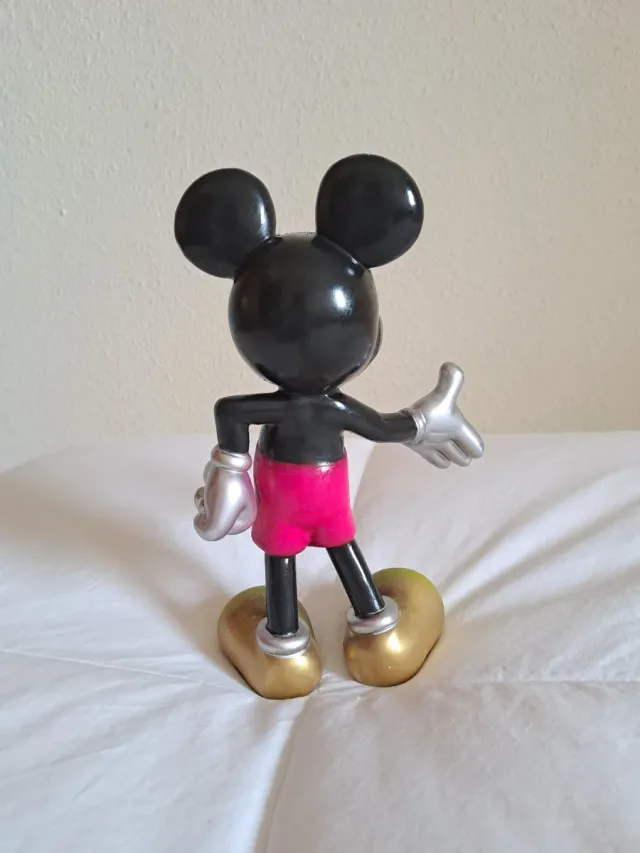 Figura Mickey Mouse Plata y rosa