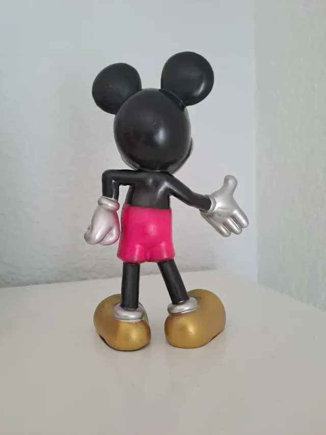 Figura Mickey Mouse Plata y rosa