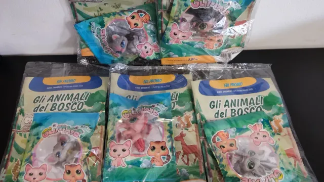 Statuette animali del bosco 9 bustine