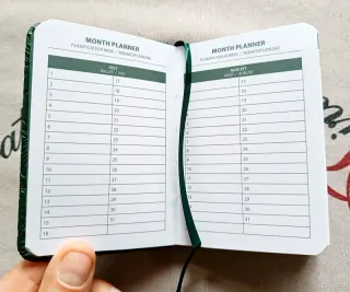 Agenda 2026 copertina rigida - 11,5x8 cm