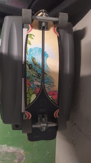 Skate Longboard Fish 500 Negro