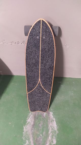 Skate Longboard Fish 500 Negro