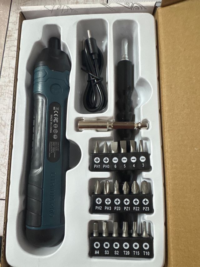 Destornillador Eléctrico Lithium Pro + Accesorios