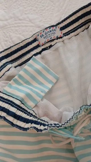 Bañador El Ganso Rayas Azul y Blanco