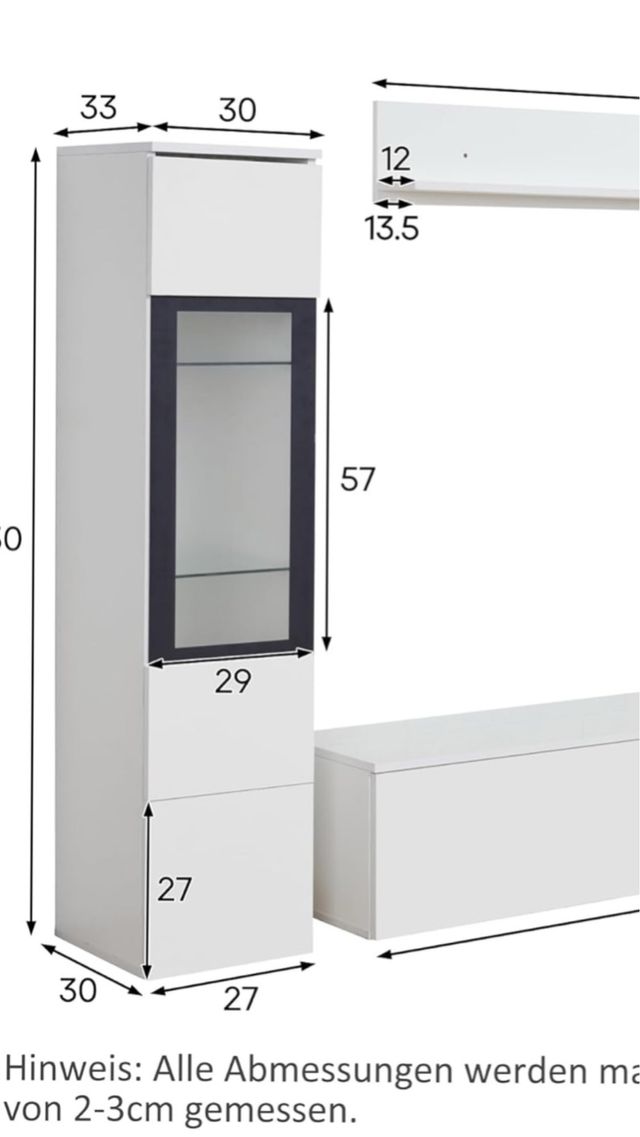 Mueble de salón moderno blanco