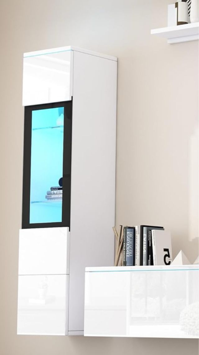 Mueble de salón moderno blanco