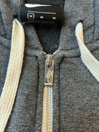 Sudadera Nike Gris Cremallera Clásica