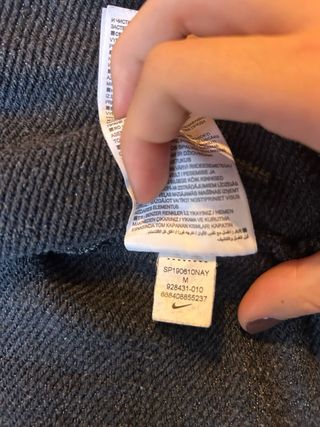 Sudadera Nike Gris Cremallera Clásica