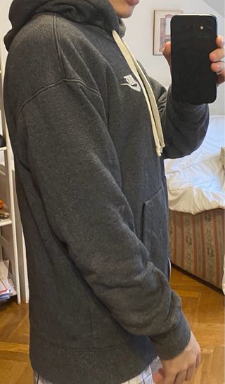 Sudadera Nike Gris Cremallera Clásica