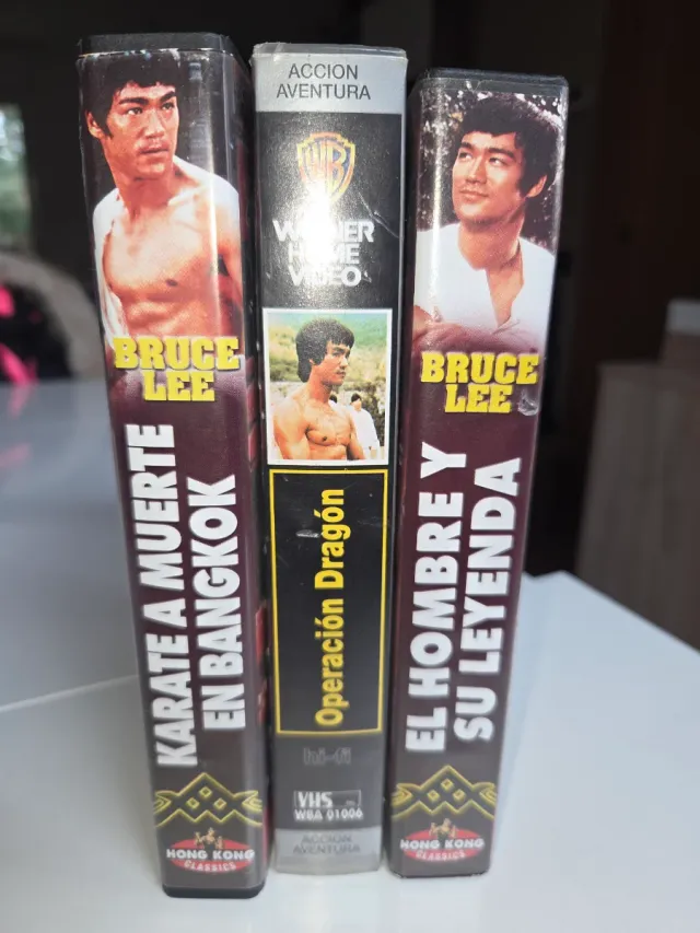 Pack 3 VHS Bruce Lee Acción Aventura