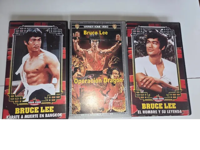 Pack 3 VHS Bruce Lee Acción Aventura