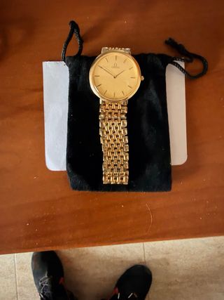 Reloj Omega chapado en oro