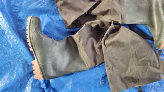 Botas de agua verdes