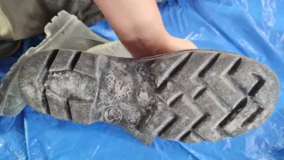 Botas de agua verdes