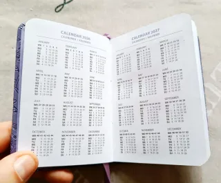 Agenda 2026 copertina rigida 11,5x8 cm