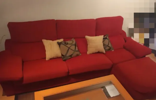 Sofá 3 plazas + chaiselongue