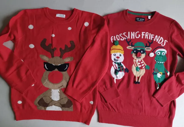 2 jerséis punto T 9-10 años