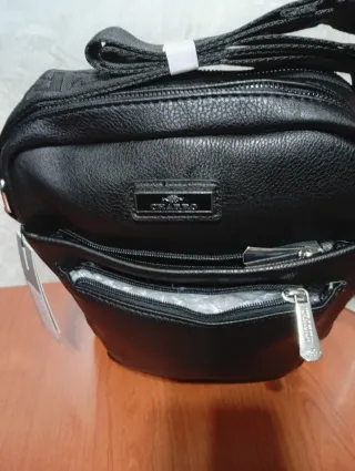 Borsello uomo Charro nero nuovo