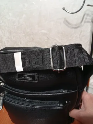 Borsello uomo Charro nero nuovo