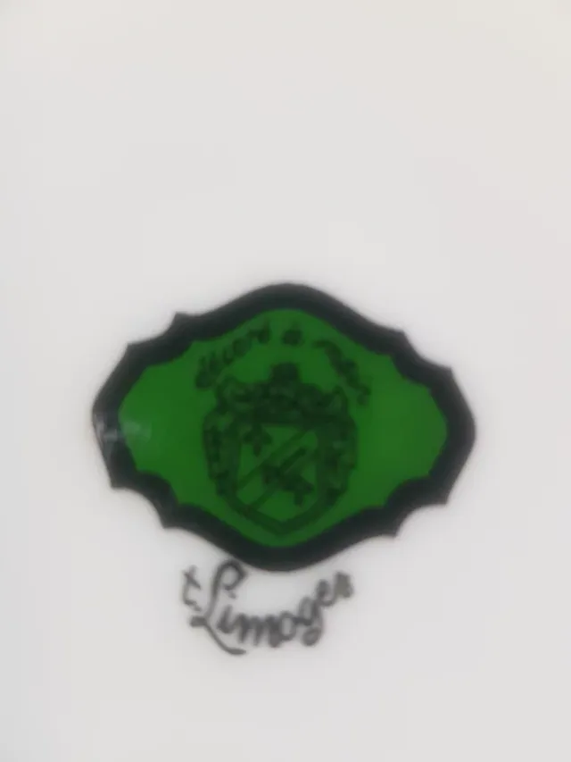 Zuppiera Limoges Porcellana Oro