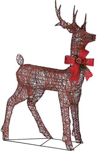 Famiglia Set 3 Renne XXL Luminose di Natale 600 LE