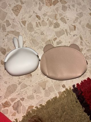 Monederos de conejo y oso kawaii