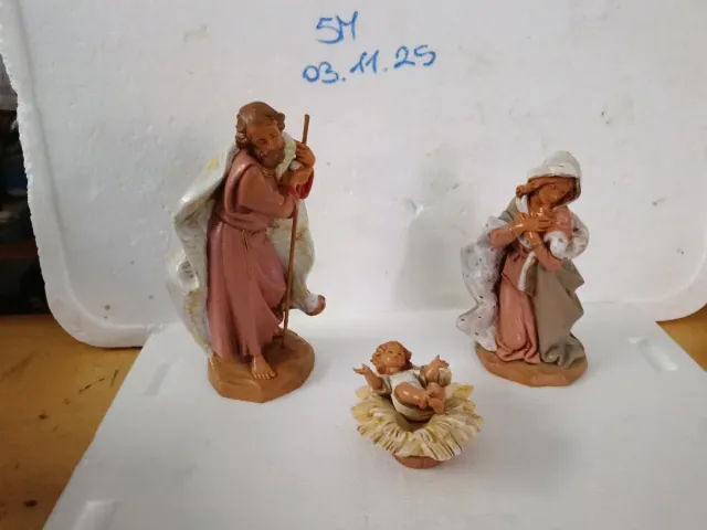 Fontanini Madonna, San Giuseppe e Bambino