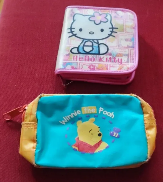 Carteras Disney Hello Kitty y Winnie Pooh