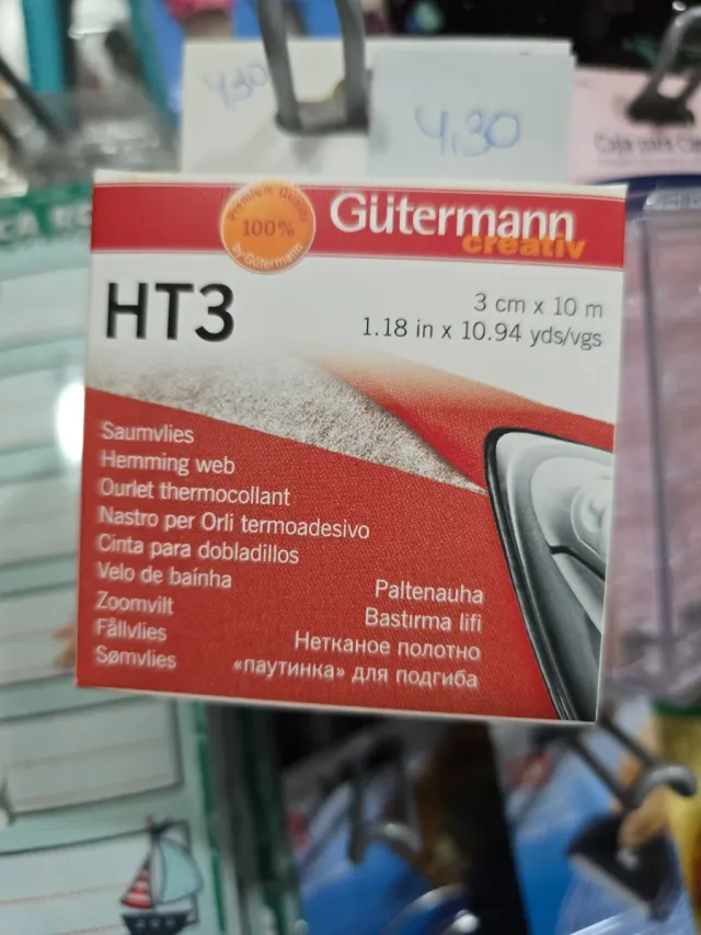Cinta termoadhesiva Gütermann HT3