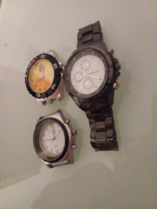 3 Orologi per pezzi di ricambio o restauro