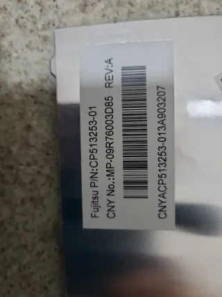 Tastiera Fujitsu Lifebook A512 Nera