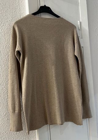 Jersey Camel con Bolsillos