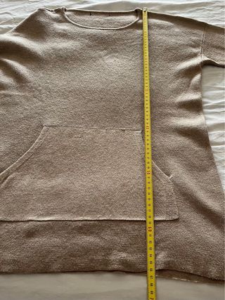 Jersey Camel con Bolsillos