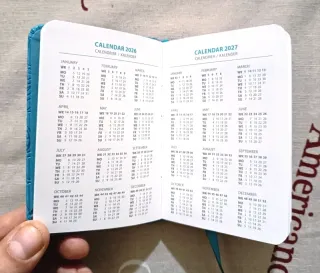 Agenda 2026 copertina rigida - 11,5x8 cm