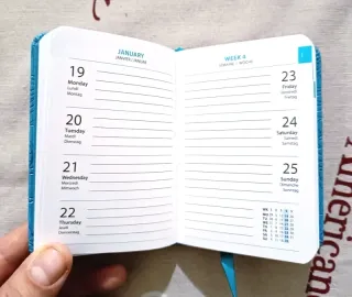 Agenda 2026 copertina rigida - 11,5x8 cm