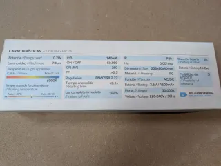 Luminaria LED de Emergencia GSC 0.7W