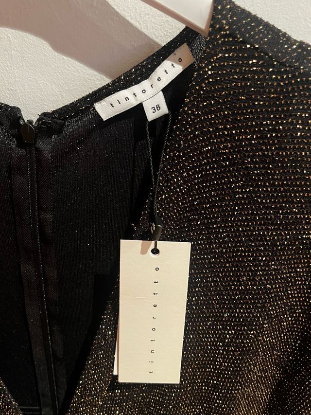 Mono Tinttoreto Negro y Dorado