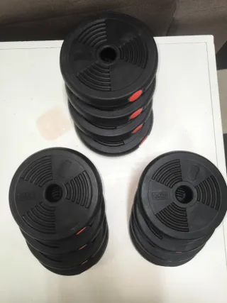 Set de discos para pesas – 19 kg en total