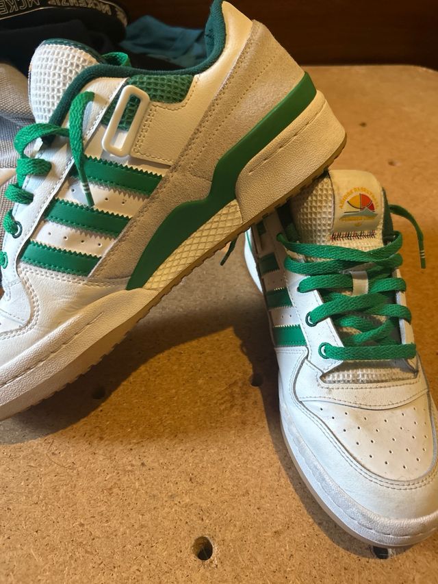 Zapatillas Adidas Forum Low Verdes Blancas