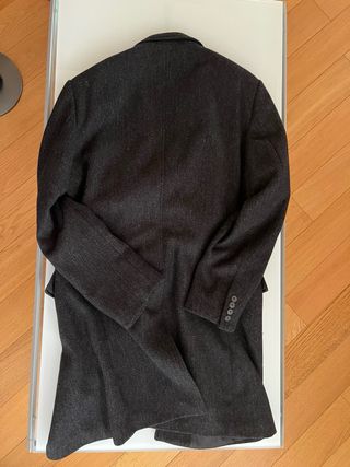 Cappotto elegante lana uomo nero tg 52