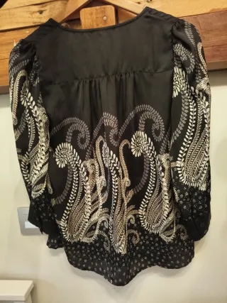 Blusa Sinequanone Estampada Manga Larga