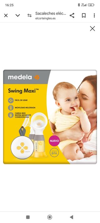 Sacaleches medela swing doble